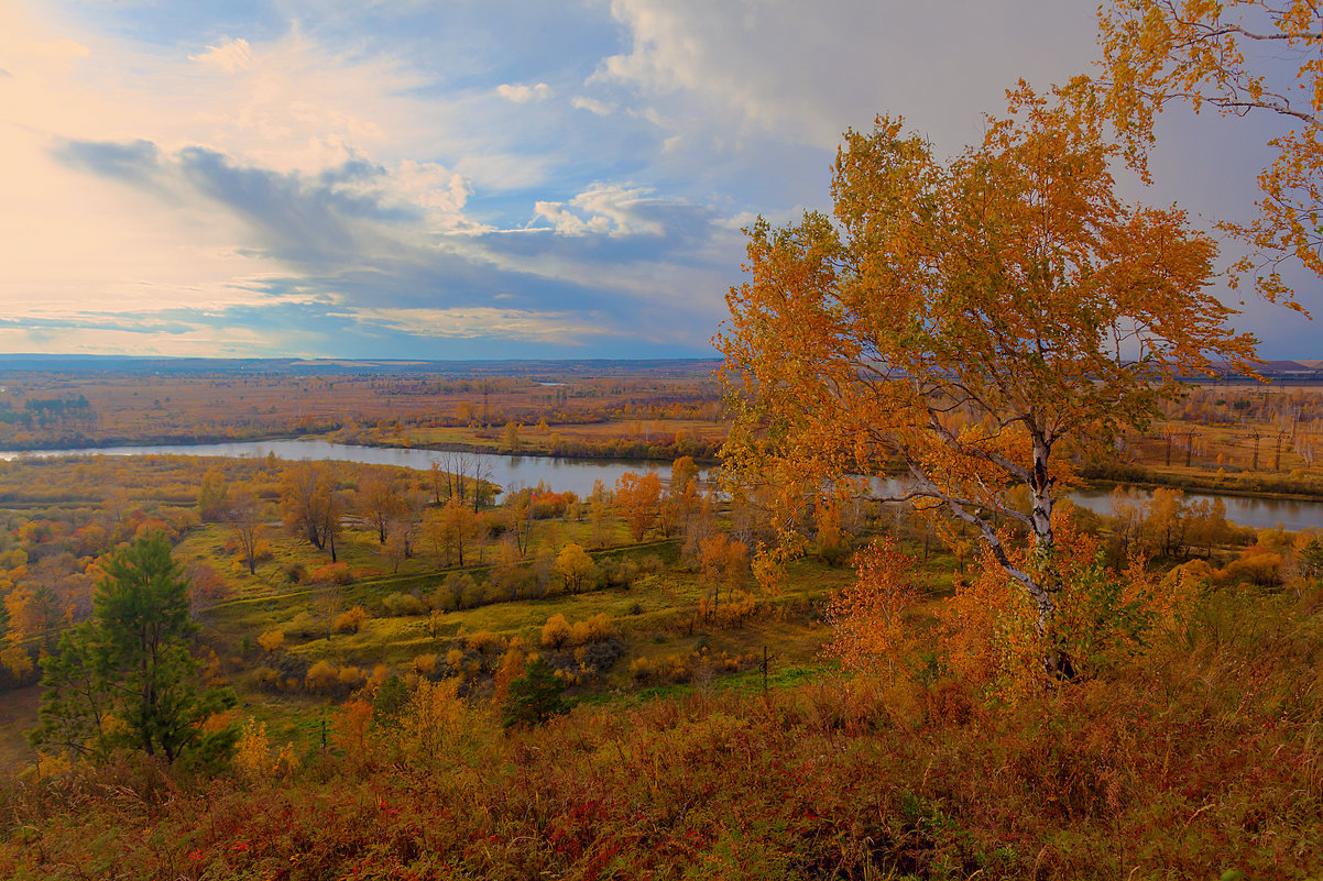 Осень в долине Иркута - Анатолий Иргл