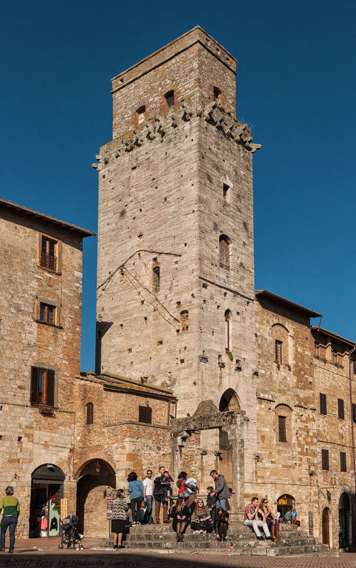 Сан-Джаминьяно. Башня Торре-дель-Дьяволо (Torre del Diavolo) - Надежда Лаптева