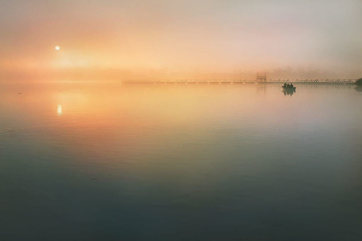 Рассвет на озере - Olga Ger