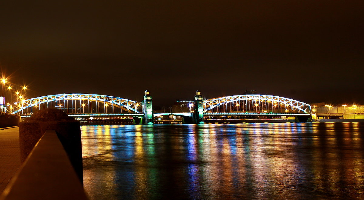 Большеохтинский мост  Санкт-Петербург - Александр 