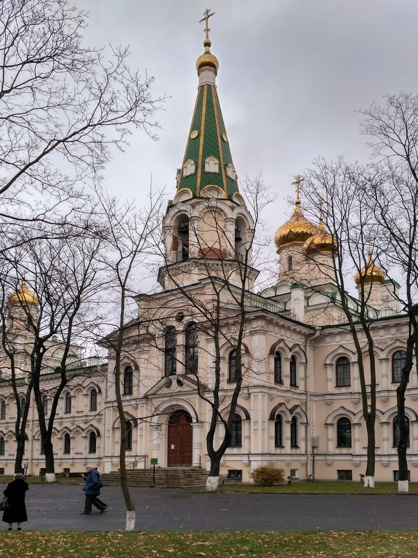 Воскресенский Новодевичий монастырь в Петербурге. Афонская церковь - Олег Попков