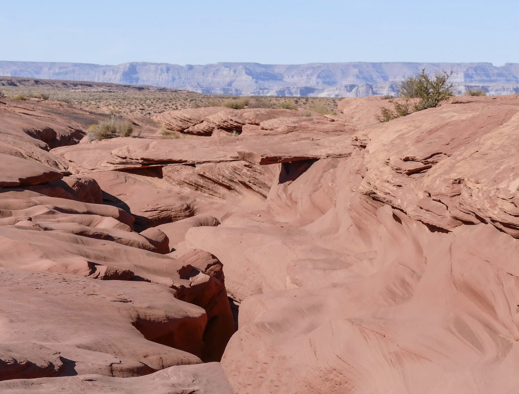 Вид пустыни при выходе из каньона Антилопа (Аризона, США) - Юрий Поляков