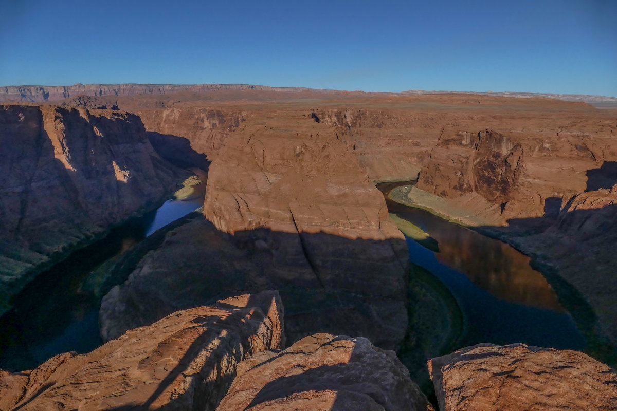 Излучина реки Колорадо при закате (Аризона, США) - Юрий Поляков