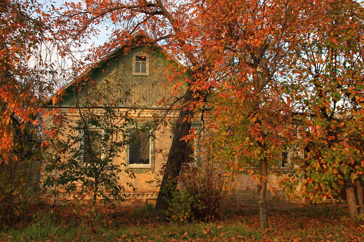 домик на закате - оксана 