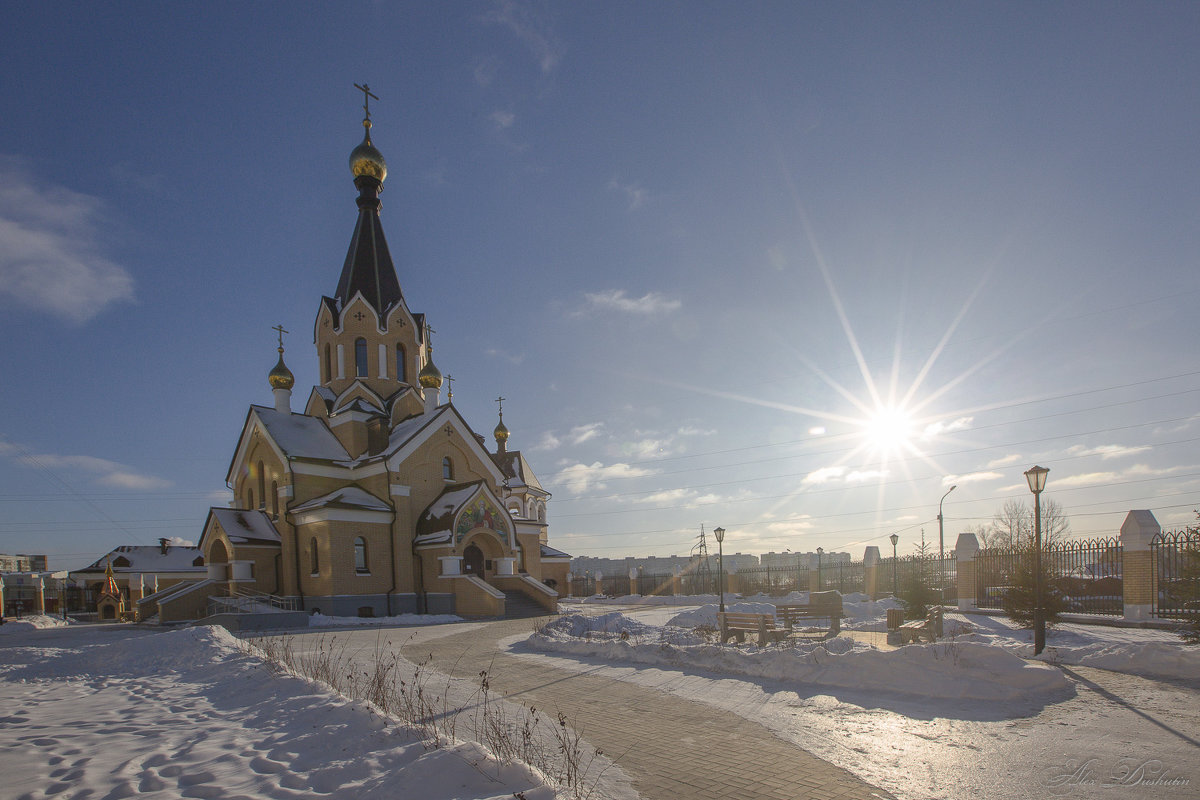 Православный храм «Андрея Первозванного» Лобва