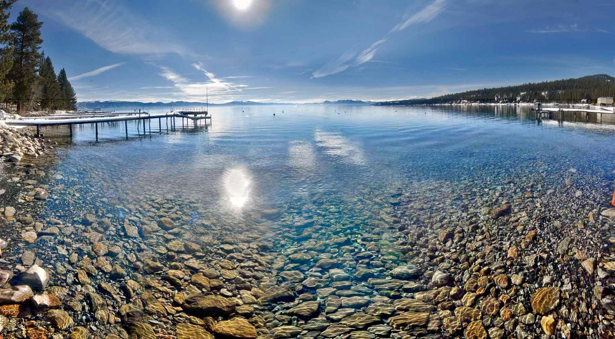 зимний берег озера Тахо - viton 