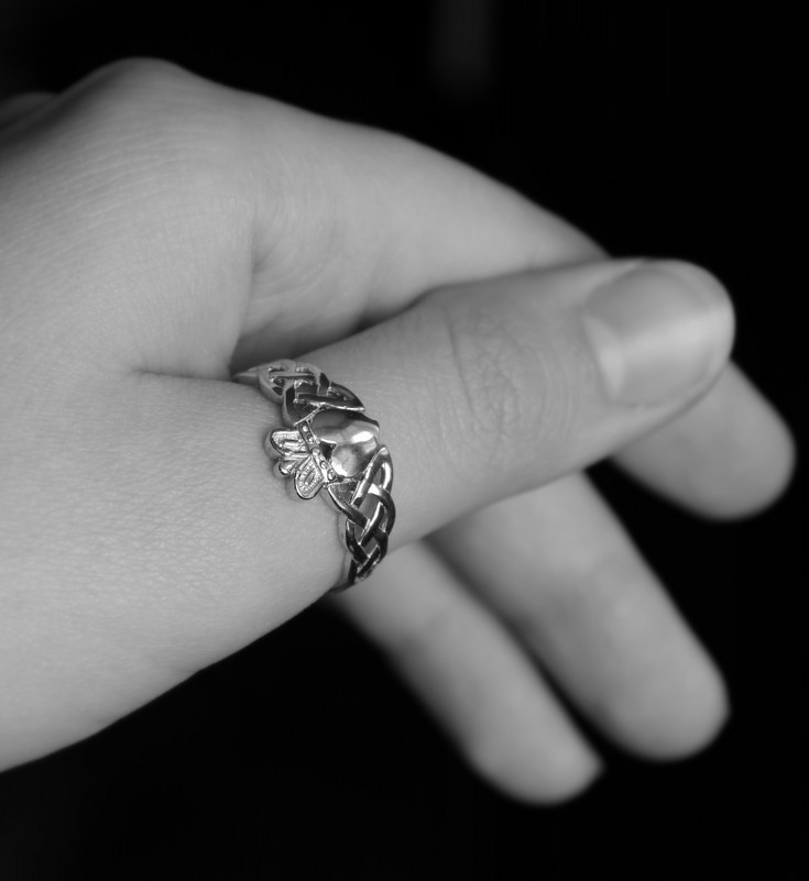 Кладдахское кольцо с кельтским узором. Подарок из Ирландии! - Ekaterina Nikolaeva
