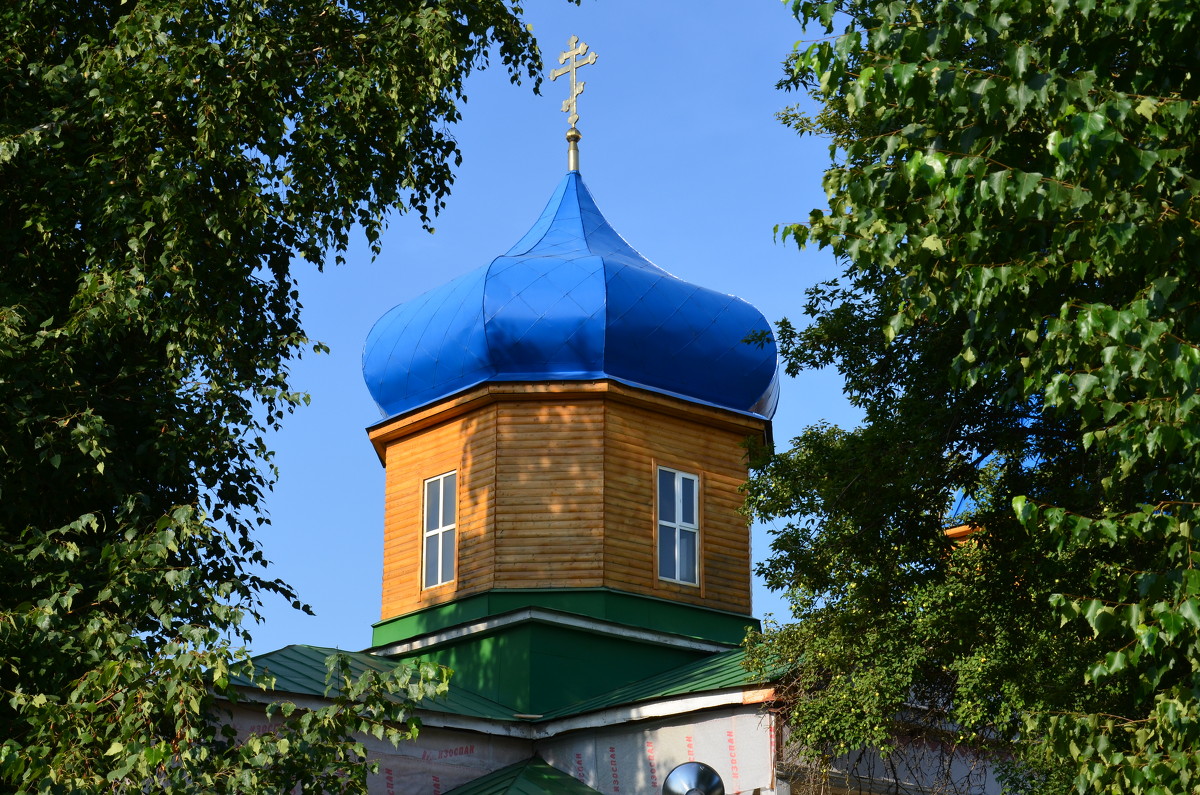 церковь села Песчаное - Виктор Хорьяков