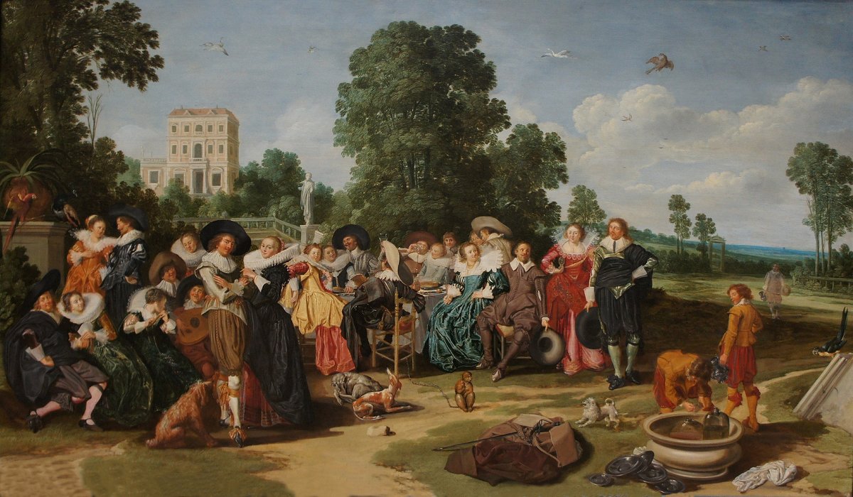 Дирк Халс, Веселая компания, 1627, Рейксмузеум, Амстердам - Елена Павлова (Смолова)