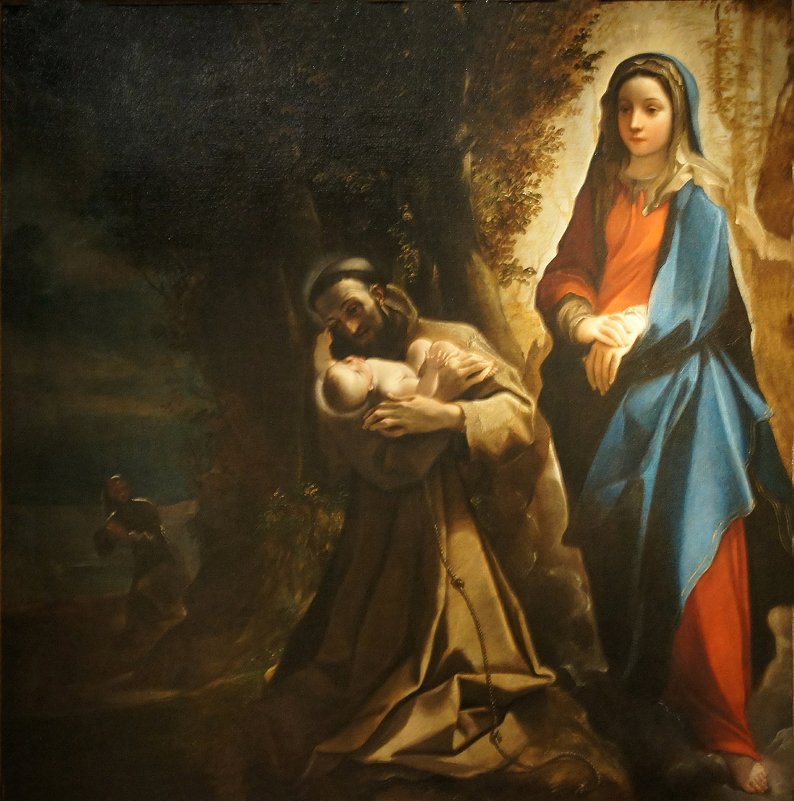 Лодовико Карраччи (1555 - 1619). Видение святого Франциска, 1583-1585 - Елена Павлова (Смолова)