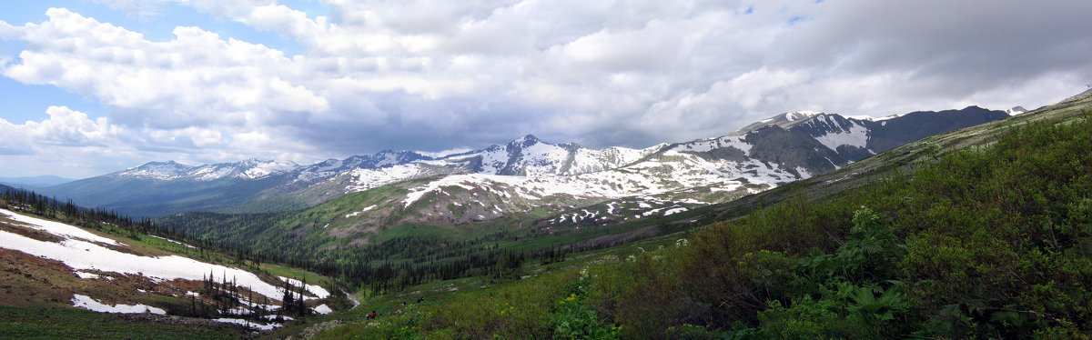 Вид с подъёма на перевал Караташ - Lammer Zloy