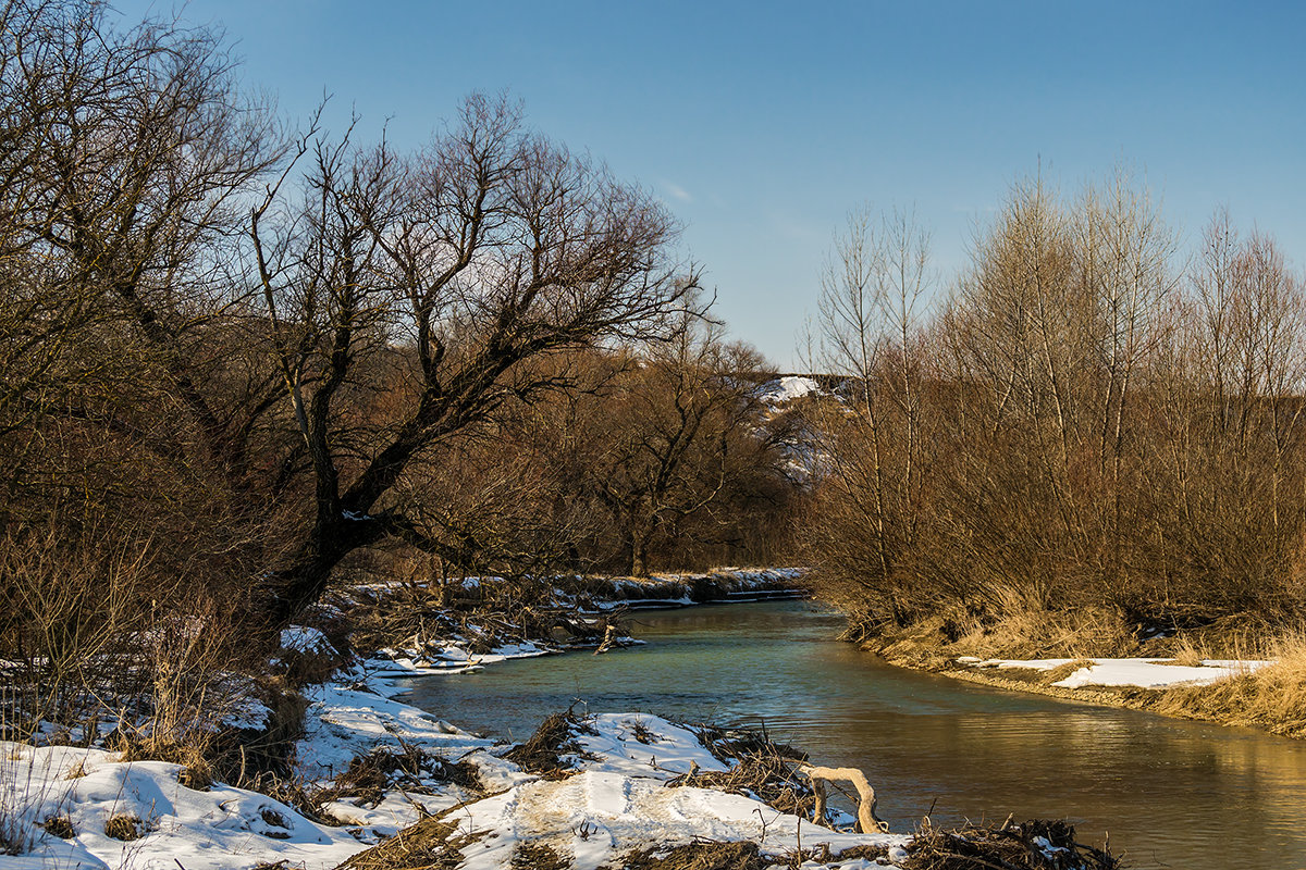 Река Кубань зимой - Игорь Сикорский