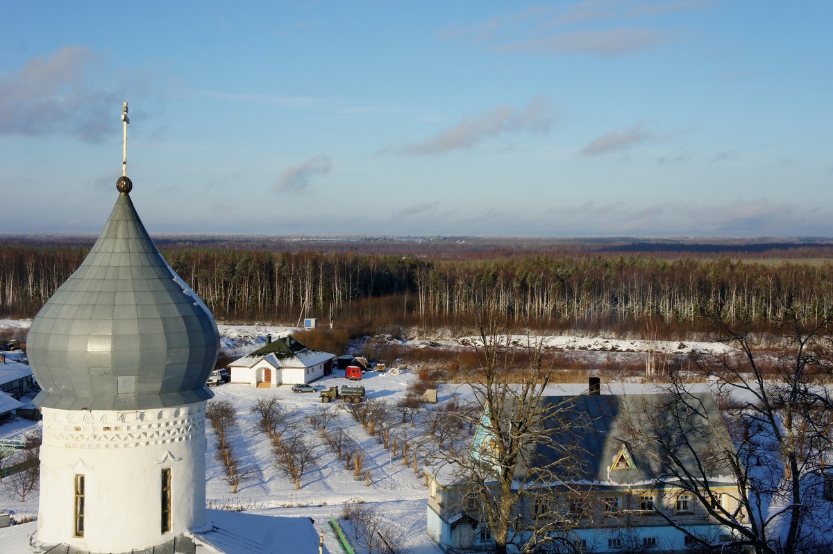Вид с колокольни Крыпецкого монастыря - Елена Павлова (Смолова)