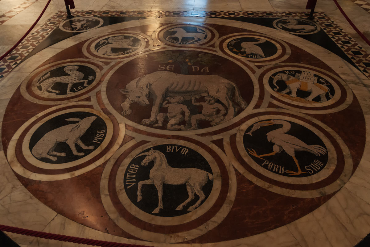 Duomo di Siena. Пол. Сиенская вочица. - Надежда Лаптева