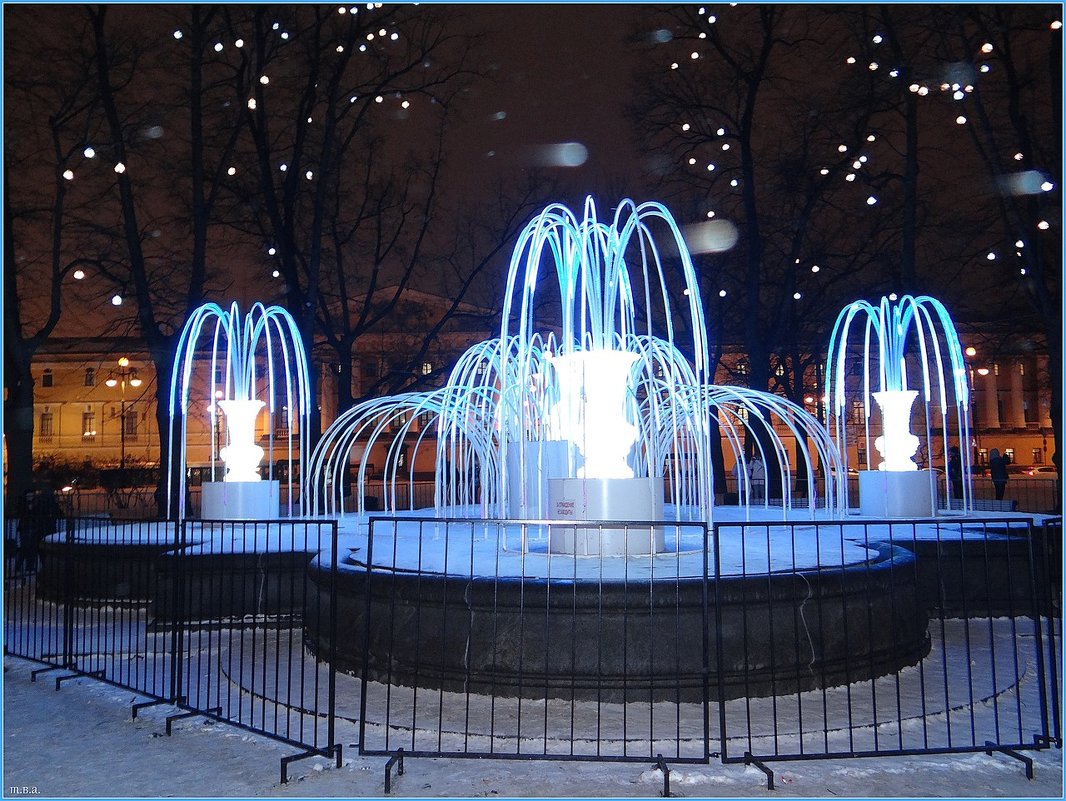 Зимний фонтан в Салтыковском сквере - Вера 