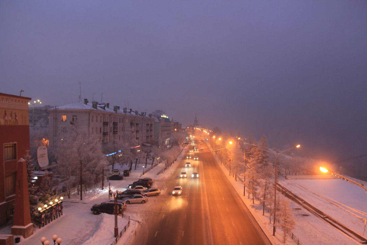 Красноярск, набережная Енисея - Лариса 