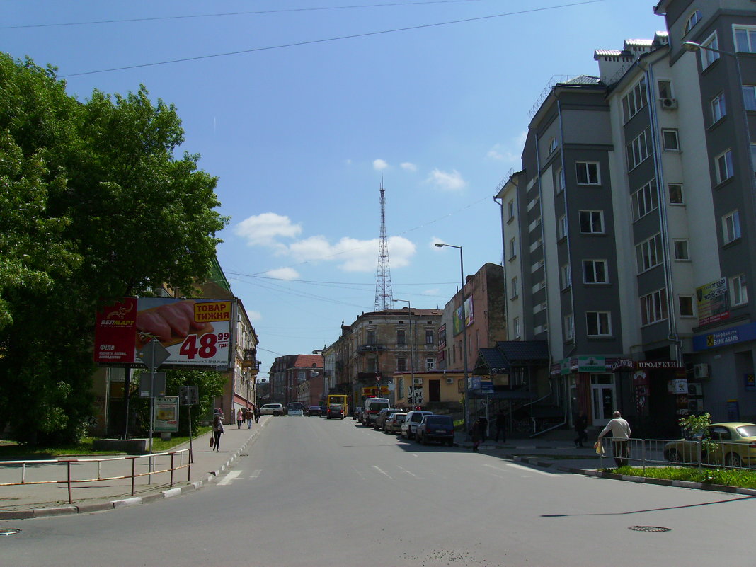Улица   Филиппа    Орлика   в    Ивано - Франковске - Андрей  Васильевич Коляскин