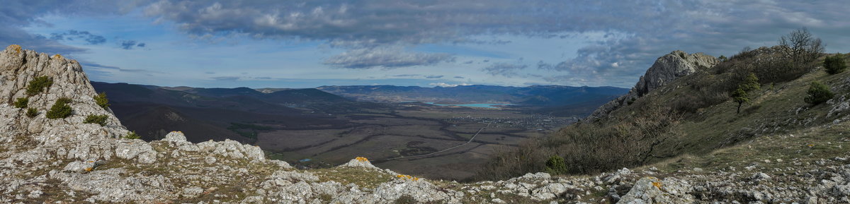 Панорама Байдарской долины - Игорь Кузьмин