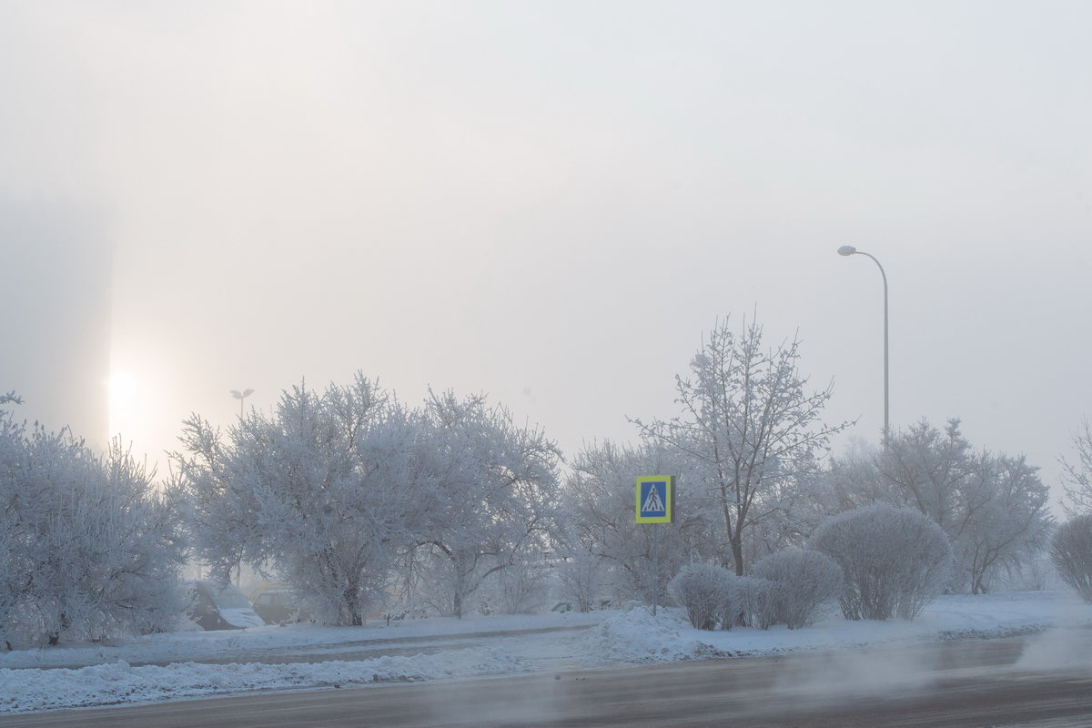 Зимнее утро в городе - Николай Н