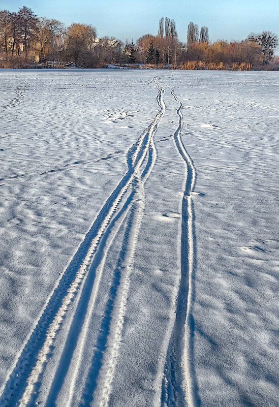 следы на снегу - юрий иванов