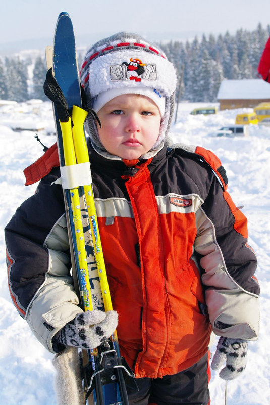 юный лыжник - леонид логинов