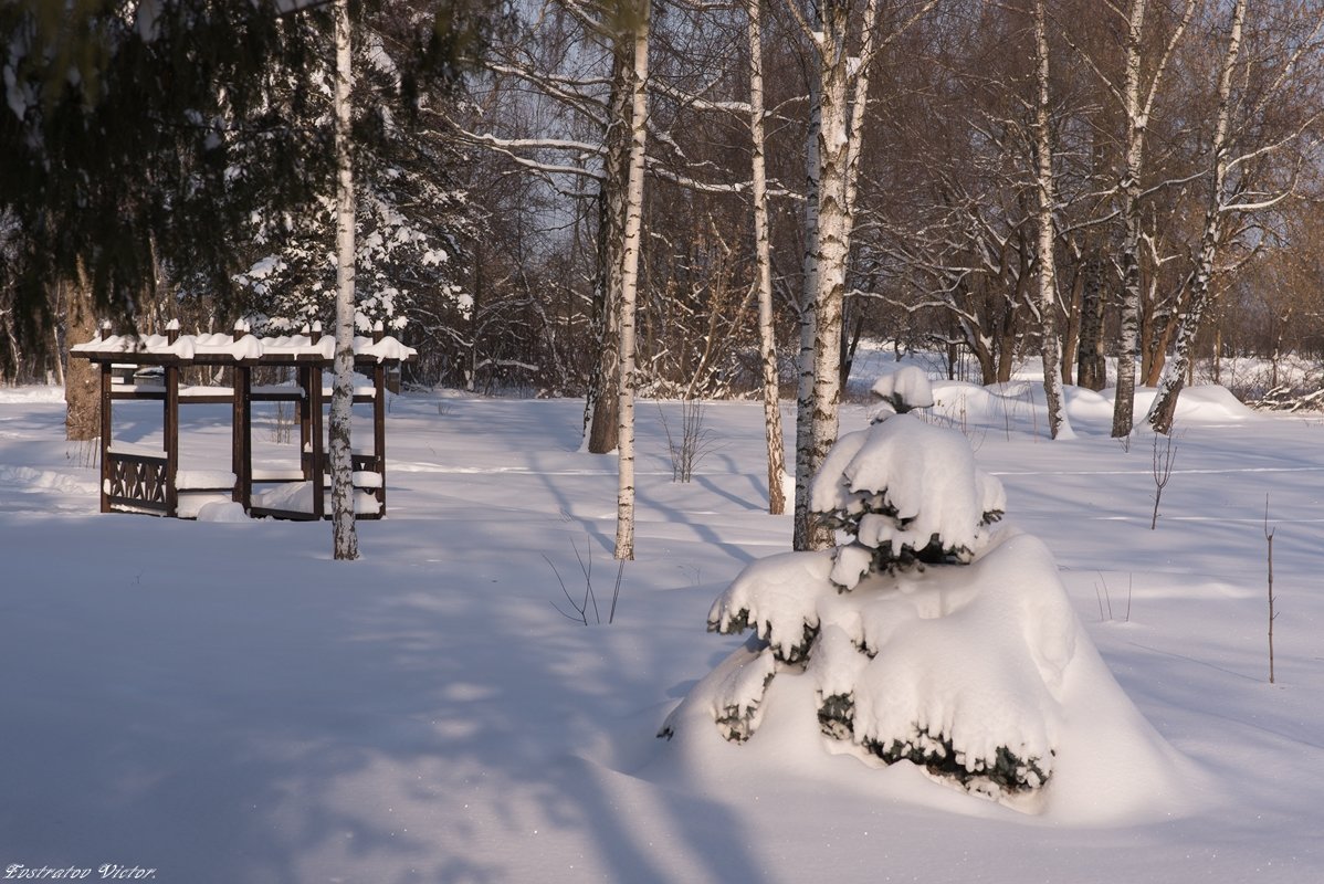 Зимний пейзаж - Виктор Евстратов