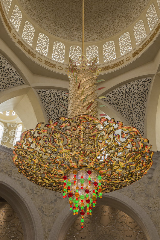 Главная люстра, мечеть шейха Заеда - Gennadiy Karasev