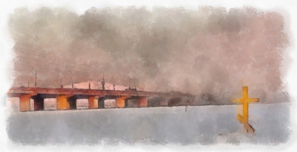 Река, мост, крест - Stanislav Trishin