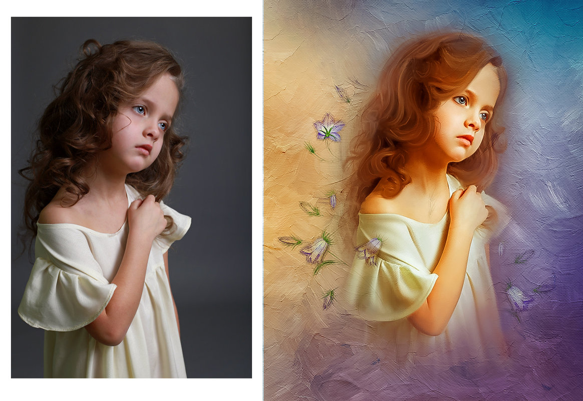 портрет девочки - Zhanna Abramova