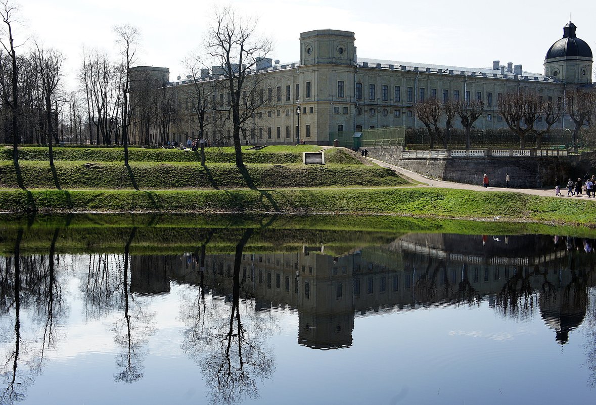 Вид на Большой Гатчинский дворец - Елена Павлова (Смолова)