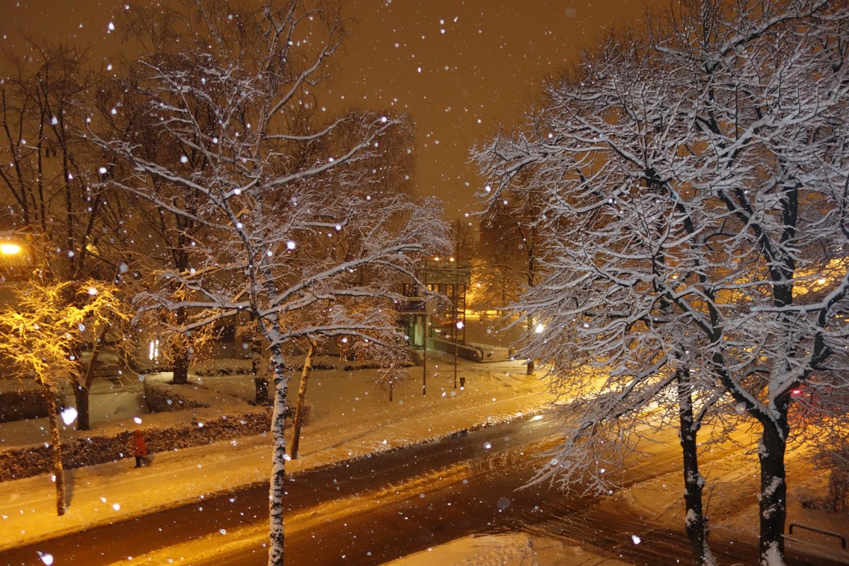 Сказочный вечер - и к нам наконец-то пришла зима! - Galina Dzubina