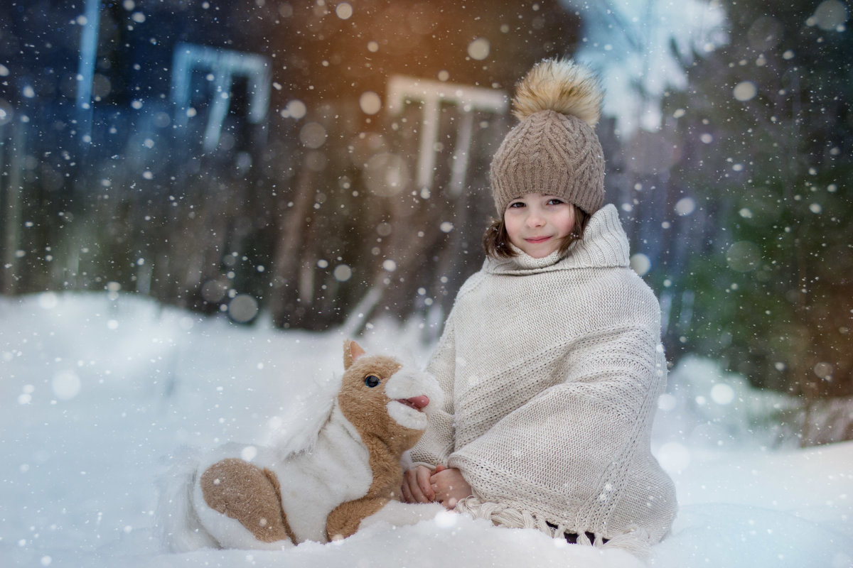 зима в деревне - Лидия Ханова