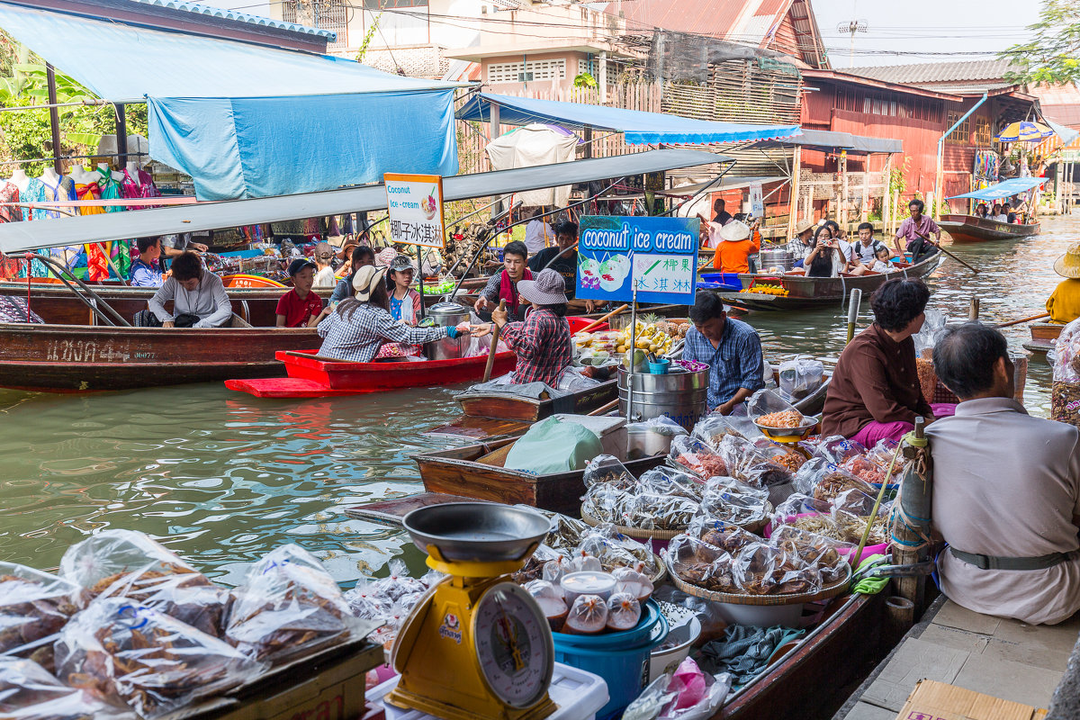 Рынок на воде. Таиланд - Дмитрий 