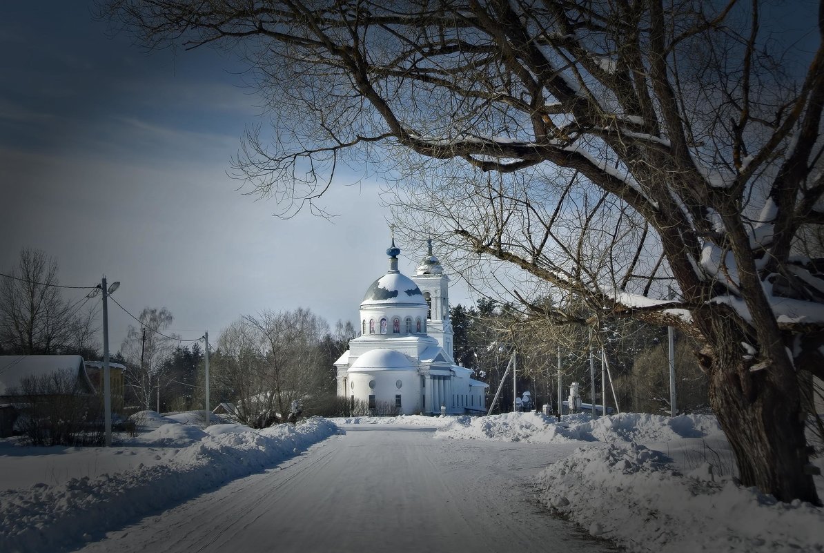 Сельский Храм. - Алла Кочергина