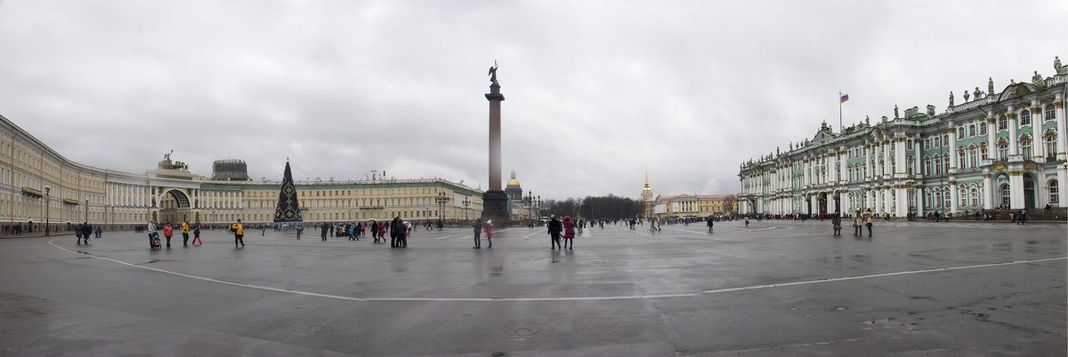 Панорама Дворцовой площади - Иван Клещин