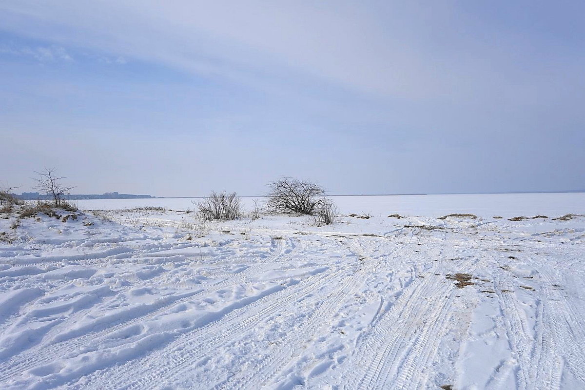 Ушаковский залив, скованный льдом - Маргарита Батырева