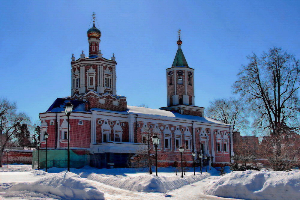 Церковь святого Духа с трапезной.1688-1689гг. - Лесо-Вед (Баранов)