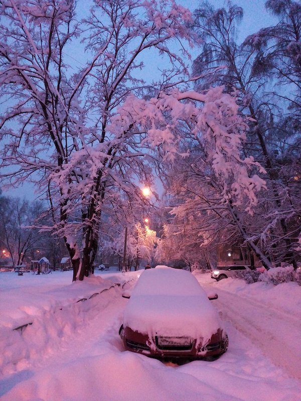 Ранний вечер после снегопада - Ирина Via