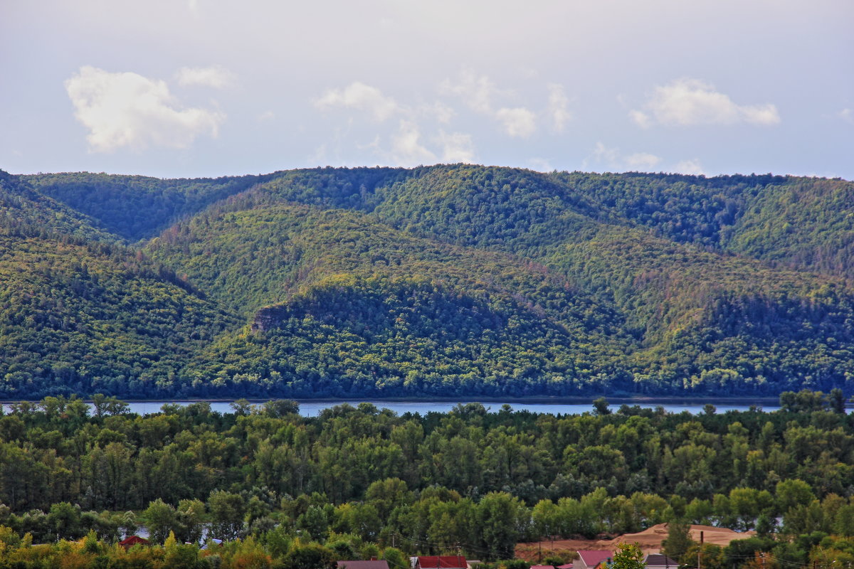 Жигулевские горы панорама