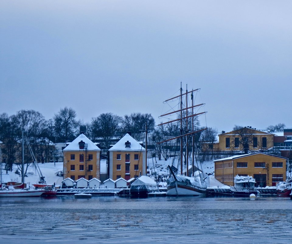 В зимнем Стокгольме - Елена 