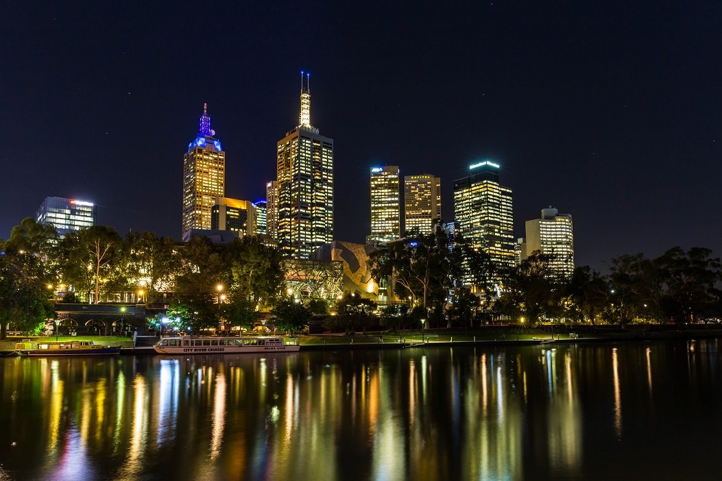 Melbourne at night - Natalia Pakhomova