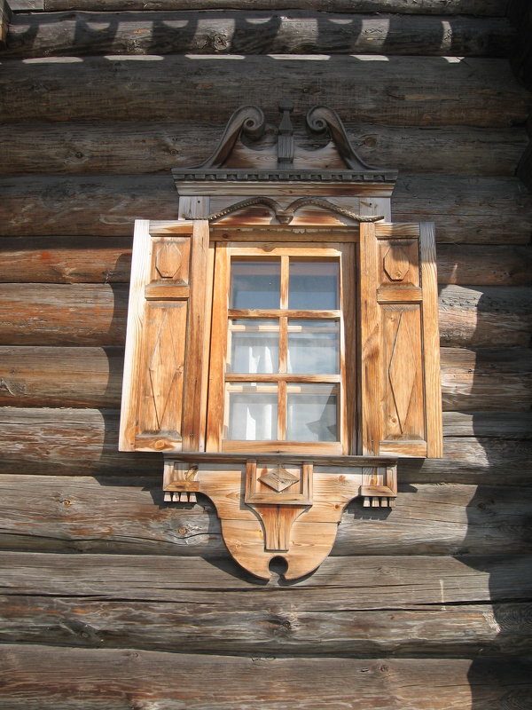 Окно со ставнями жилого дома крестьянина Е.А. Костина (1871). - Наталья Сафонова 
