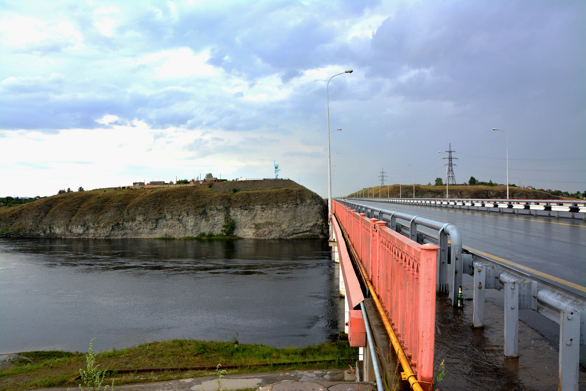 Мост на Енисее - юрий Амосов