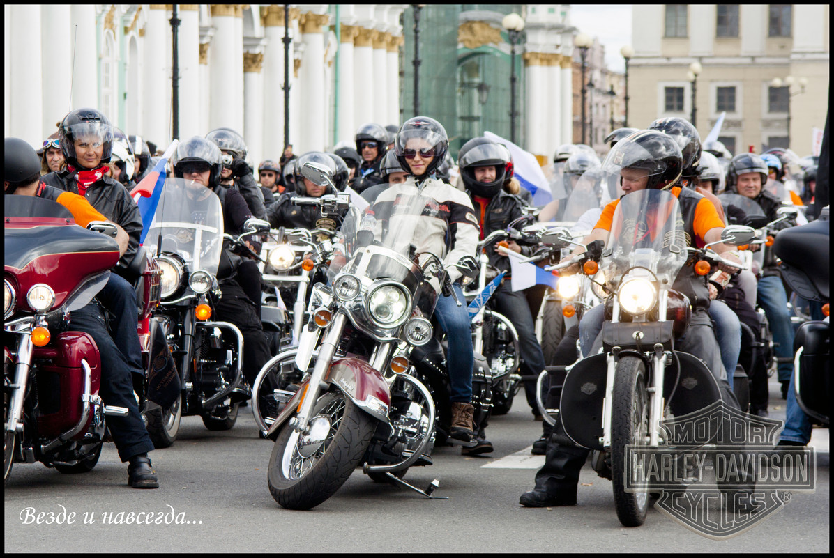 Парад Harley-Davidson в Петербурге - Илья Кузнецов