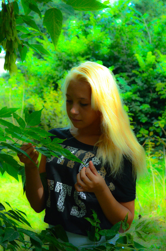 girl and greens.! - Александр 