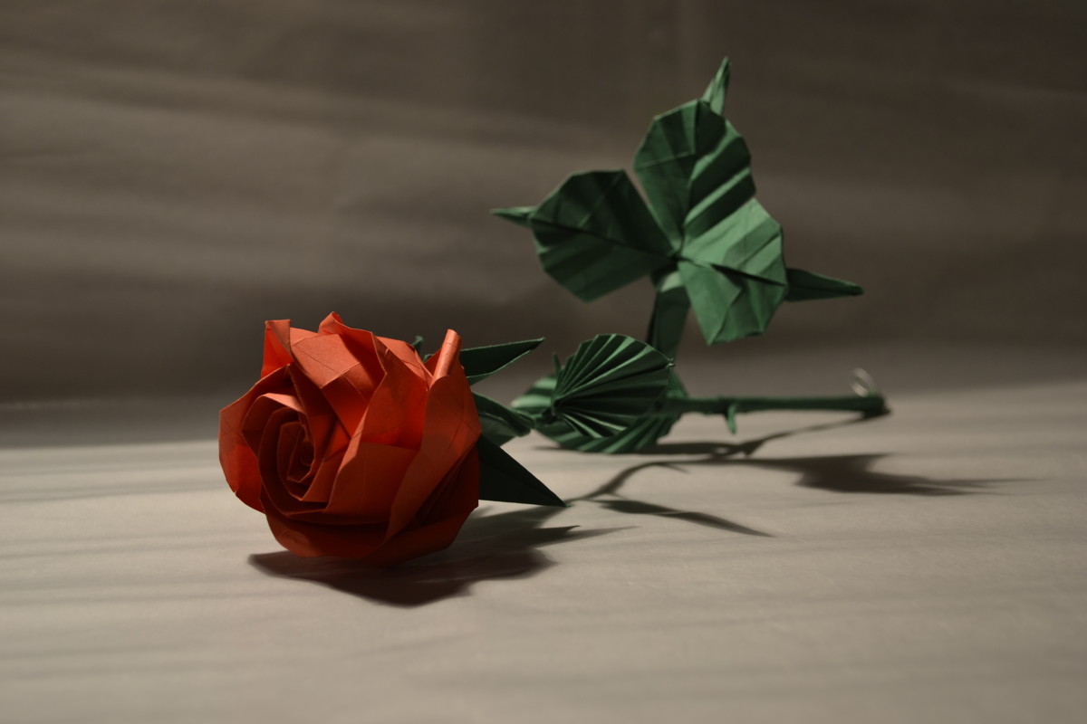 Оригами роза - Богдан Петренко