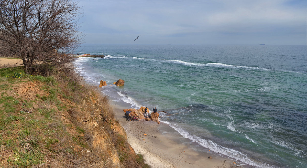 Весеннее селфи на фоне моря - Федор Кобец