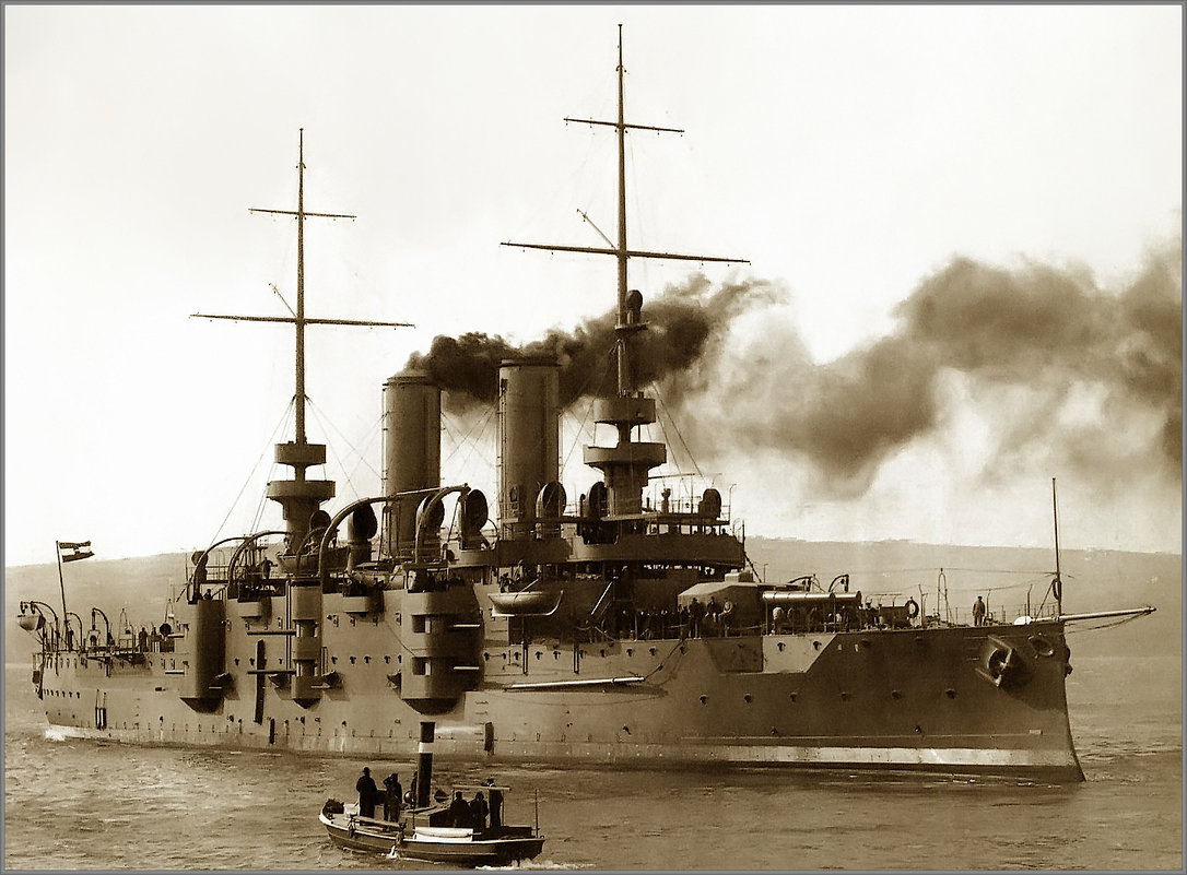 Austro-Hungarian  battleship "SMS Babenberg". - Александр 