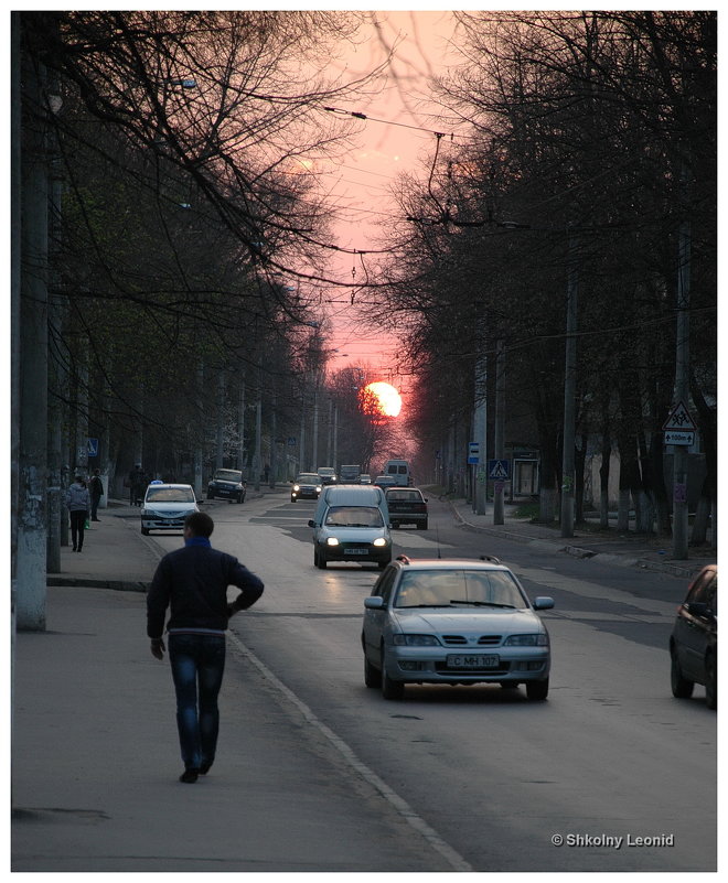 Городской закат - Леонид Школьный