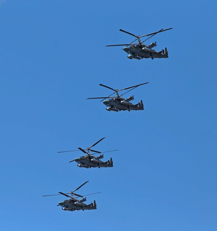 Звено Разведывательно-ударных вертолетов Ка-52 Аллигатор - Павел 